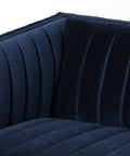 Augustine Sofa 97" - Sapphire Navy Furniture