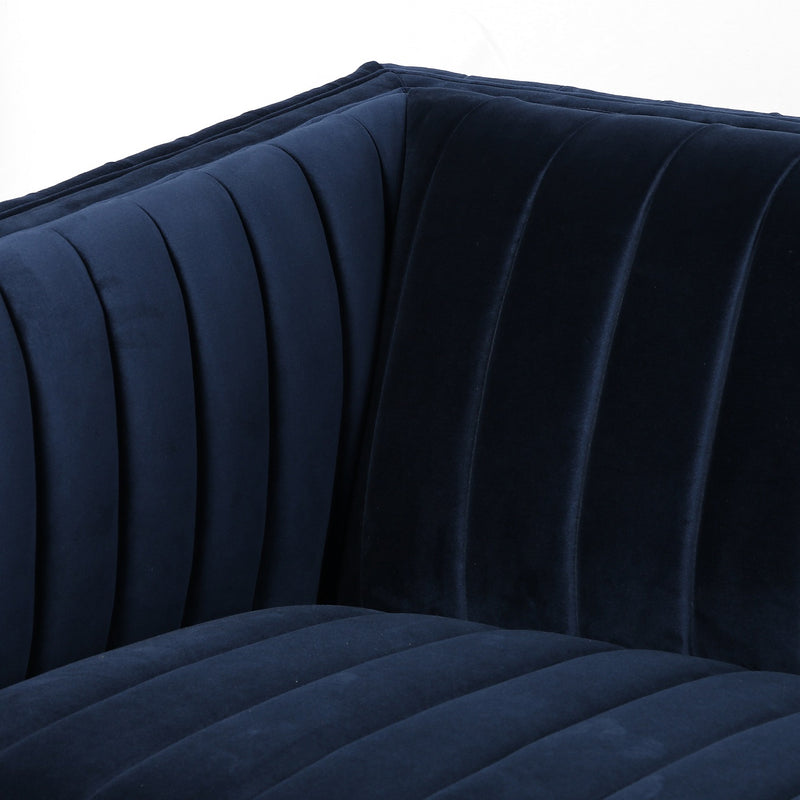 Augustine Sofa 97" - Sapphire Navy Furniture