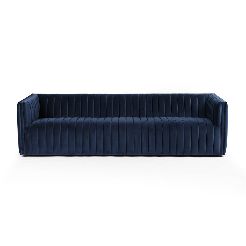 Augustine Sofa 97" - Sapphire Navy Furniture
