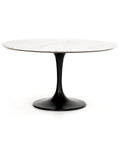 Powell Dining Table, White Marble Tulip Base 55"