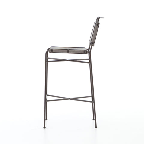 Wharton Counter Stool-Stonewash Grey