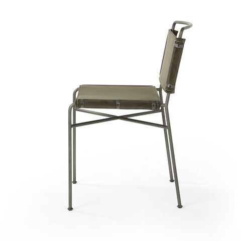 Wharton Dining Chair-Modern Velvet Loden