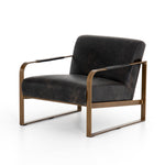 Jules Leather Chair - Rialto Ebony
