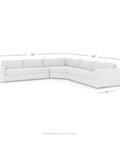 Boone 3-Piece Sectional - Thames Coal Furniture