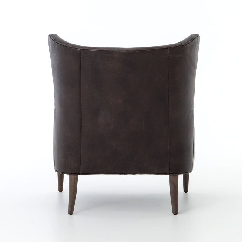 Marlow Wing Chair - Vintage Black