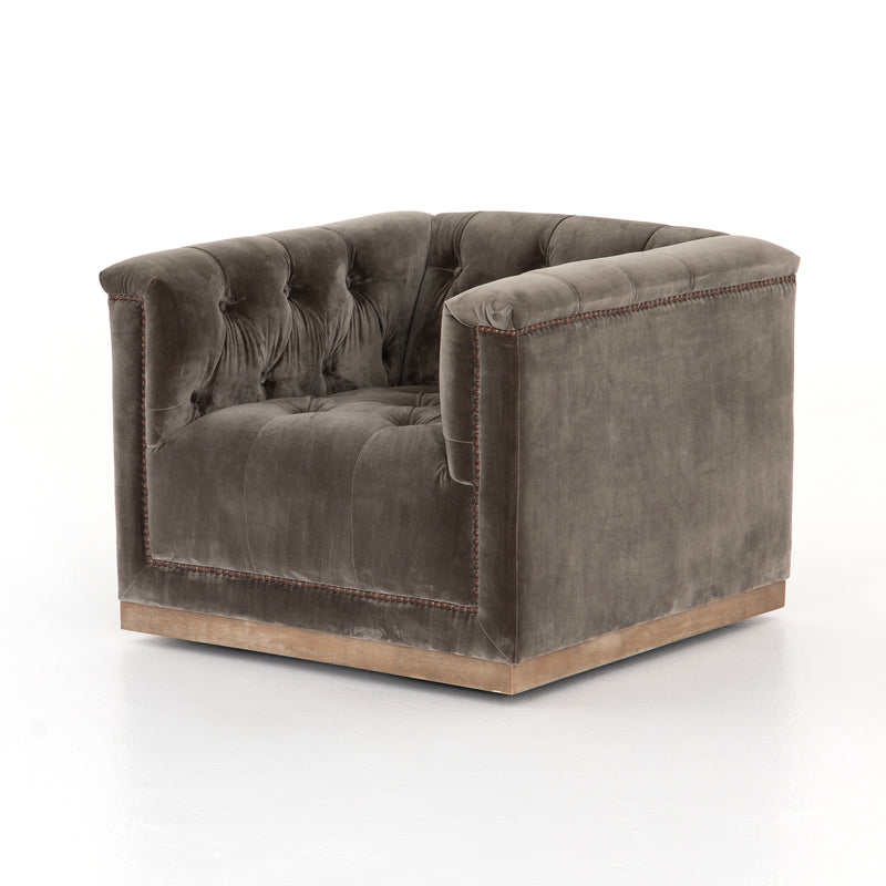 Maxx Swivel Chair - Sapphire Birch