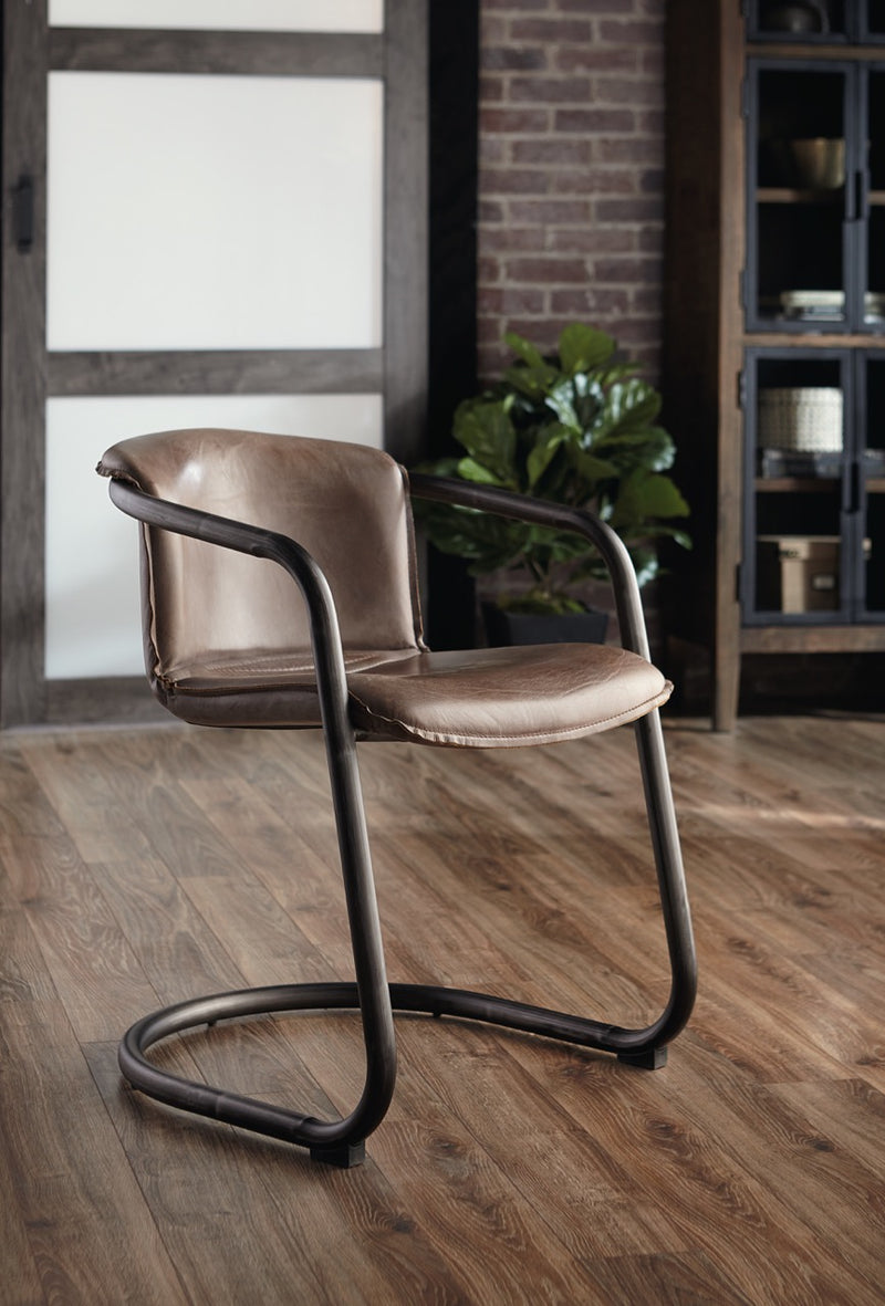 Nisky Leather Dining Chair