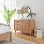 Rose Garden Carved Dresser