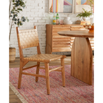 Catania 18" Dining Chair Natural Acacia
