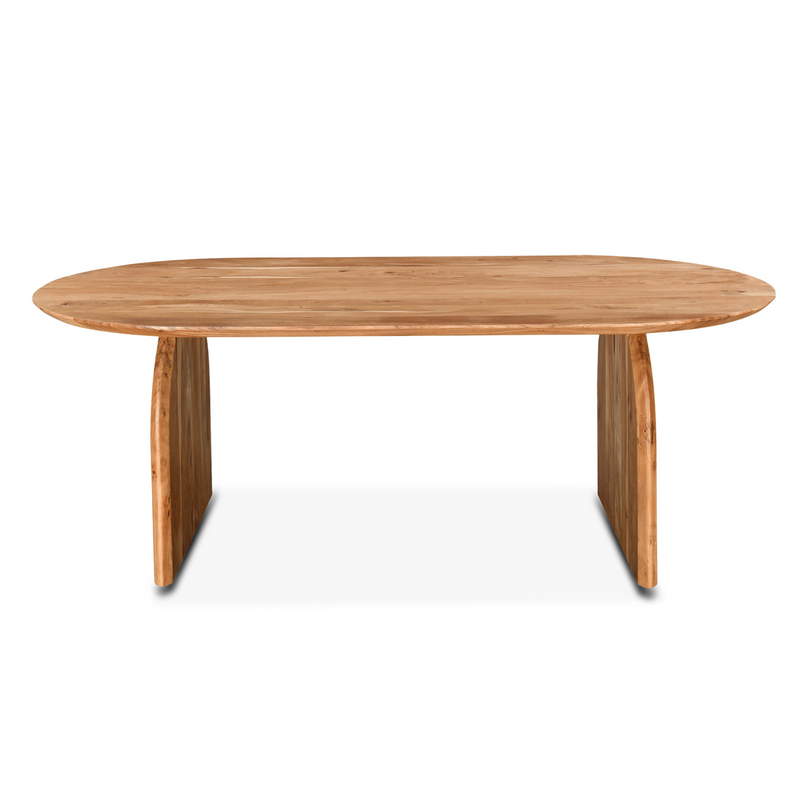 Catania 79" Dining Table Natural Acacia