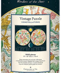 Cavallini Constellations Vintage 1000 Piece Jigsaw Puzzle + Best Puzzle + Family Time + Vintage Style + Rainy Day Activities