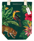 Cavallini Tropical Tote Bag Jungle Print Accessories