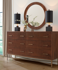 Cosmopolitan Wall Mirror + 6 Drawer Dresser