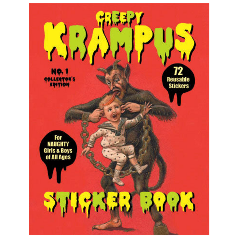 Creepy Krampus Sticker Book