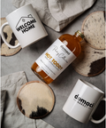 Natural Cowhide Coaster Beverage Gifts for Guys