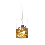 Double Old Fashioned Cocktail Glass Ornament