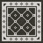 Lehigh Valley Furniture Flooring Vinyl Floorcloth Vintage Mosaic Tile Pet Safe Kid Friendly Rug Outdoor