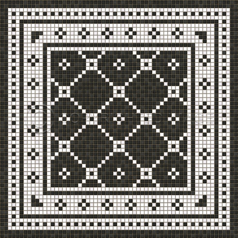 Lehigh Valley Furniture Flooring Vinyl Floorcloth Vintage Mosaic Tile Pet Safe Kid Friendly Rug Outdoor
