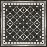 Lehigh Valley Furniture Flooring Vinyl Floorcloth Vintage Mosaic Tile Pet Safe Kid Friendly Rug Outdoor