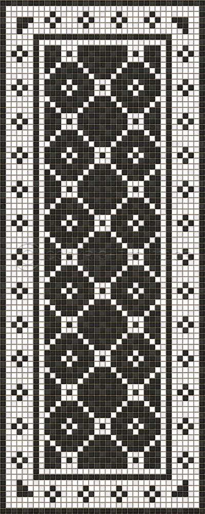 Lehigh Valley Furniture Flooring Vinyl Floorcloth Vintage Mosaic Tile Pet Safe Kid Friendly Rug Outdoor