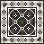 Lehigh Valley Furniture Flooring Vinyl Floorcloth Vintage Mosaic Tile Pet Safe Kid Friendly Rug Outdoor