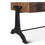 Bowery Marble and Reclaimed Wood Desk Furniture