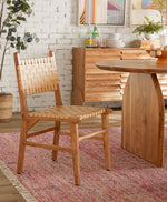 Catania 79" Dining Table Natural Acacia