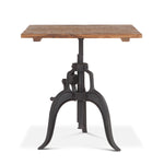Hoover Mason Teak Crank Dining Table