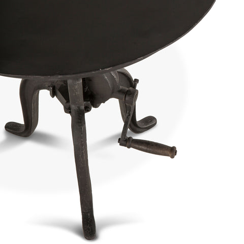 Hoover Mason Black Iron Side Table