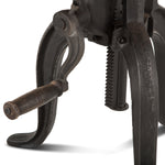Hoover Mason Black Iron Side Table
