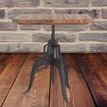 Hoover Mason Teak Crank Dining Table