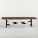 Organic Forge Live-Edge Bench