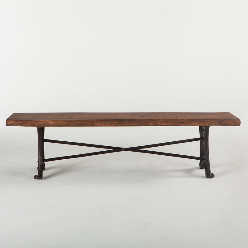 Organic Forge Live-Edge Bench