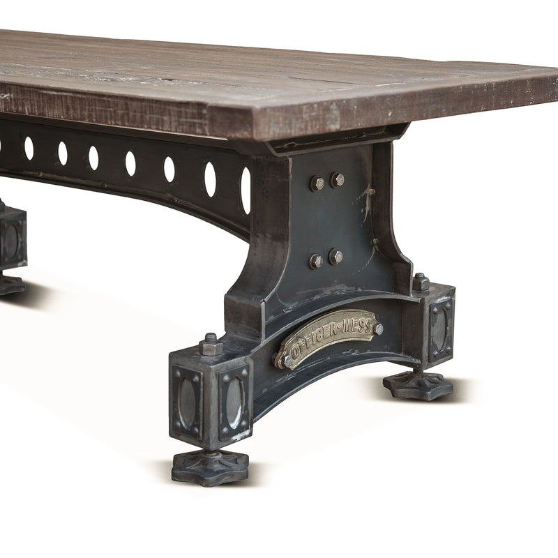 Officer Mess Industrial Cast Iron Coffee Table