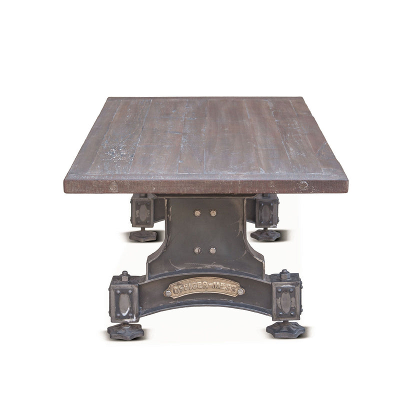 Officer Mess Industrial Cast Iron Coffee Table