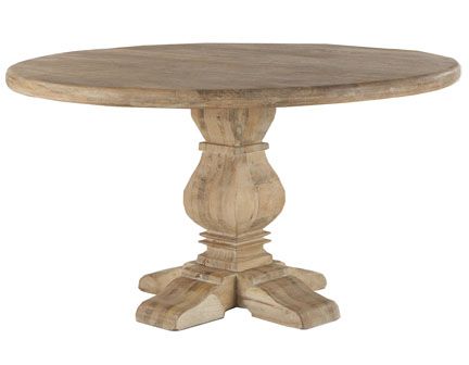 San Rafael Round Dining Table Antique Oak