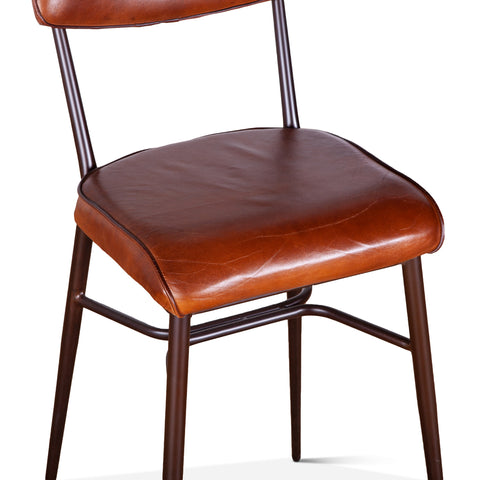 Wellington High Back Leather Counter Chair