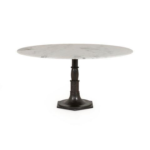 Lucy Dining Table 60"-Carbon Wash