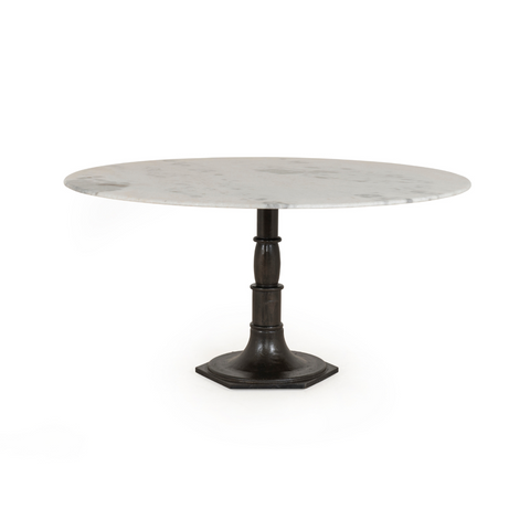 Lucy Dining Table 60"-Carbon Wash