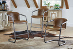 Nisky Leather Counter Chair