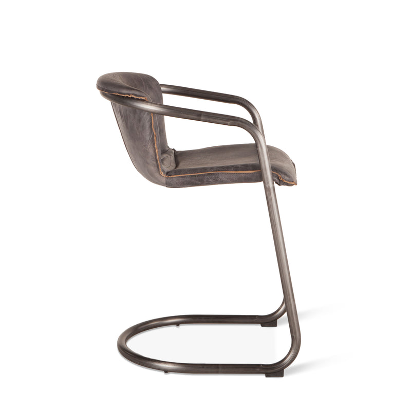 Nisky Leather Counter Chair