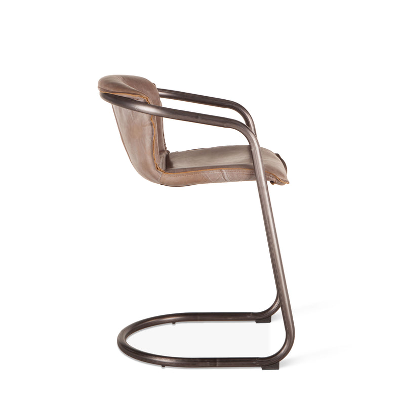 Nisky Leather Counter Chair