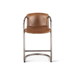Nisky Leather Counter Chair