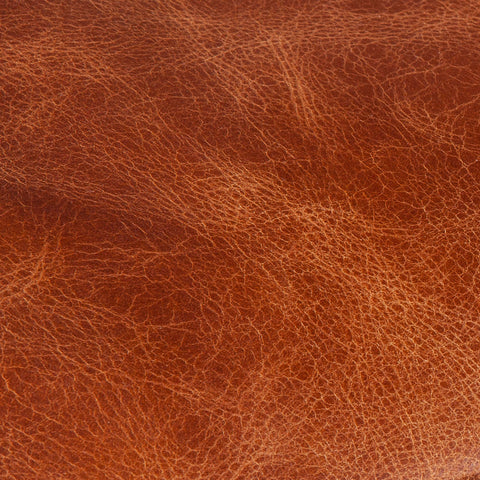 Cocoa Brown Leather Swatch Sample