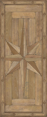 Lehigh Valley Furniture Flooring Vinyl Floorcloth Parquet Wood Moravian Star Bethlehem Star Inlaid Pet Friendly Kid Friendly Rug