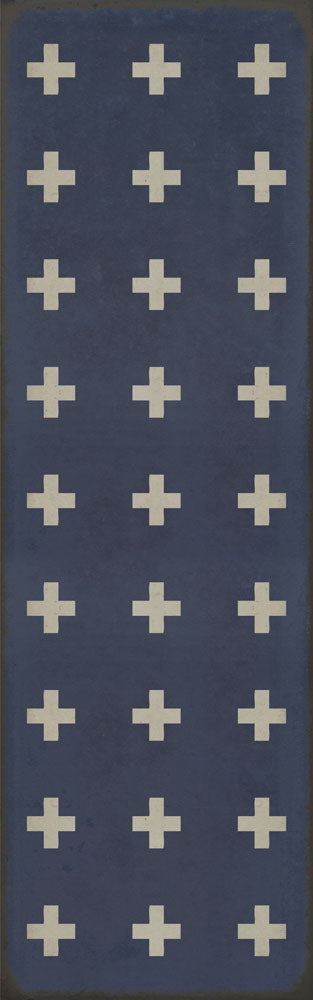 Pattern 24 "Greece" Vinyl Floorcloth