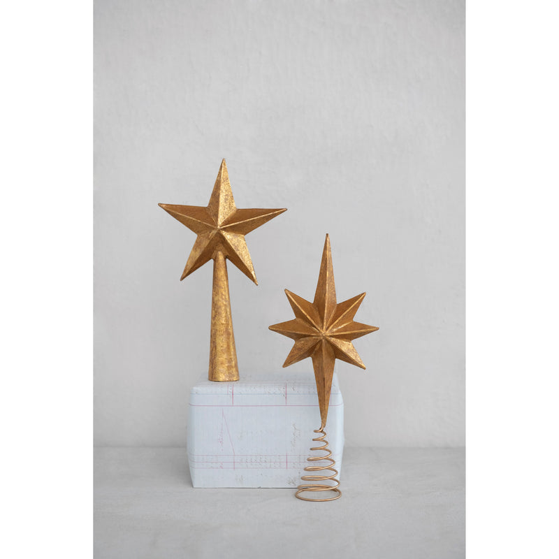 Handmade Paper Mache Star Of Bethlehem Tree Topper