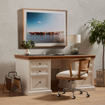 Alexa Desk Chair-Light Honey Oak Furniture