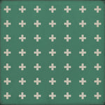 Pattern 24 "Hydra" Vinyl Floorcloth