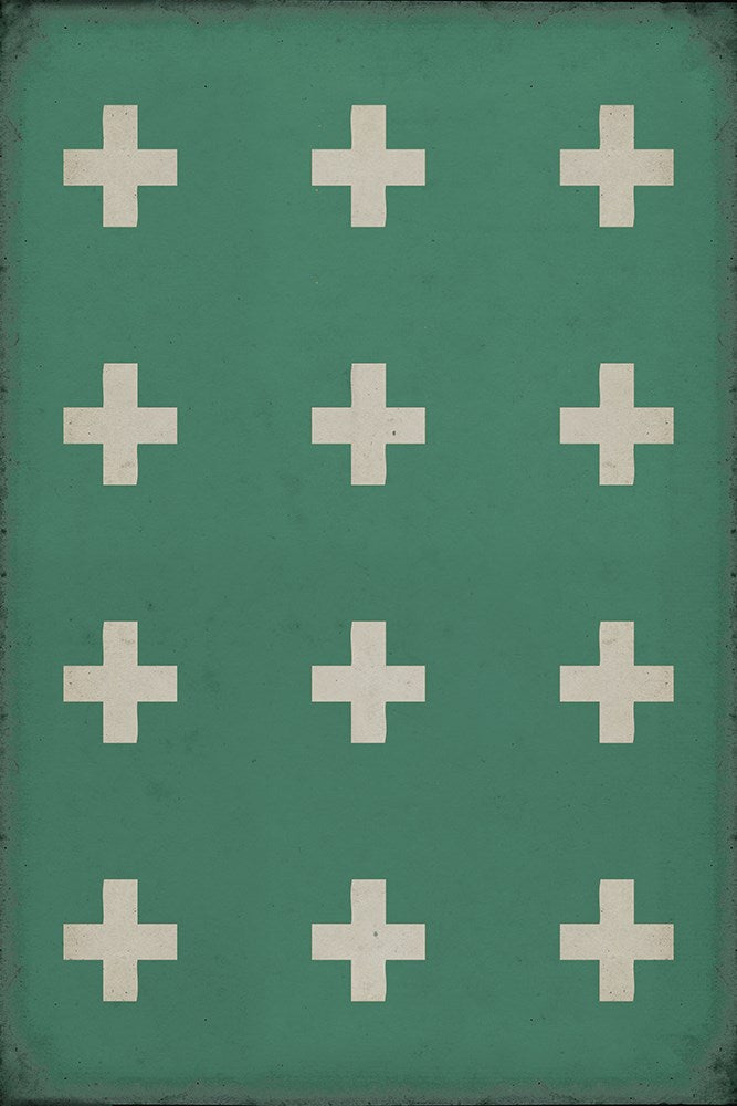 Pattern 24 "Hydra" Vinyl Floorcloth